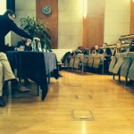 Jadran Lenarčič – Director of the Jožef Stefan Institute, Marjutka Hafner – Director Slovenia National Commission and Mitja Jermol the new Chairholder