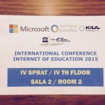 Internet of Education 2015